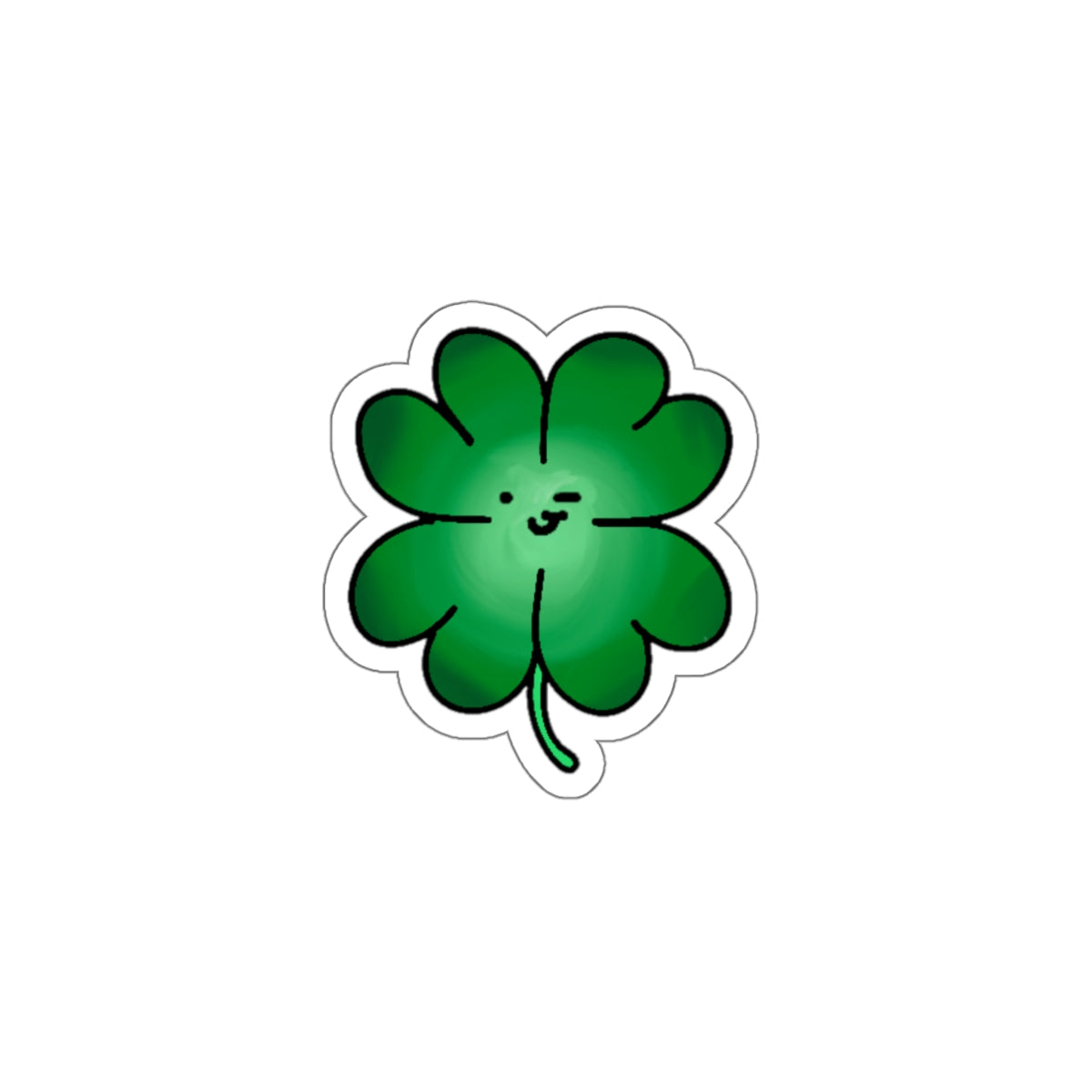 Lucky Clover Die-Cut Stickers