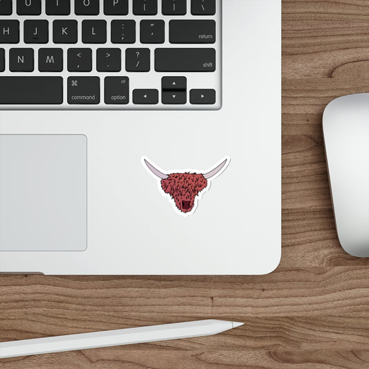 Highland Cow Die-Cut Sticker