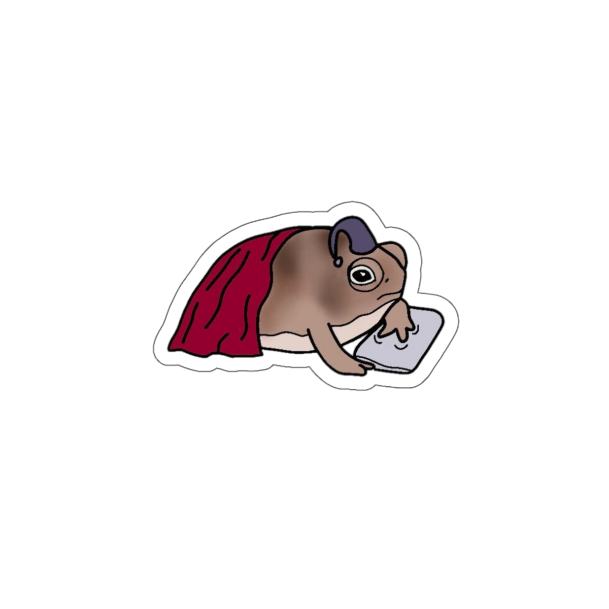 Die-Cut Sticker - Sleepy Dessert Rain